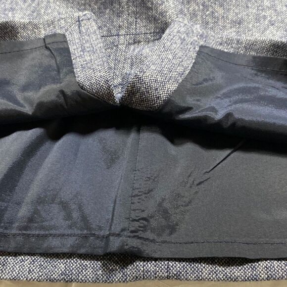 Banana Republic Stitch Detail Short Sleeve Wool Blend Sheath Dress Chambray Size - Picture 14 of 16